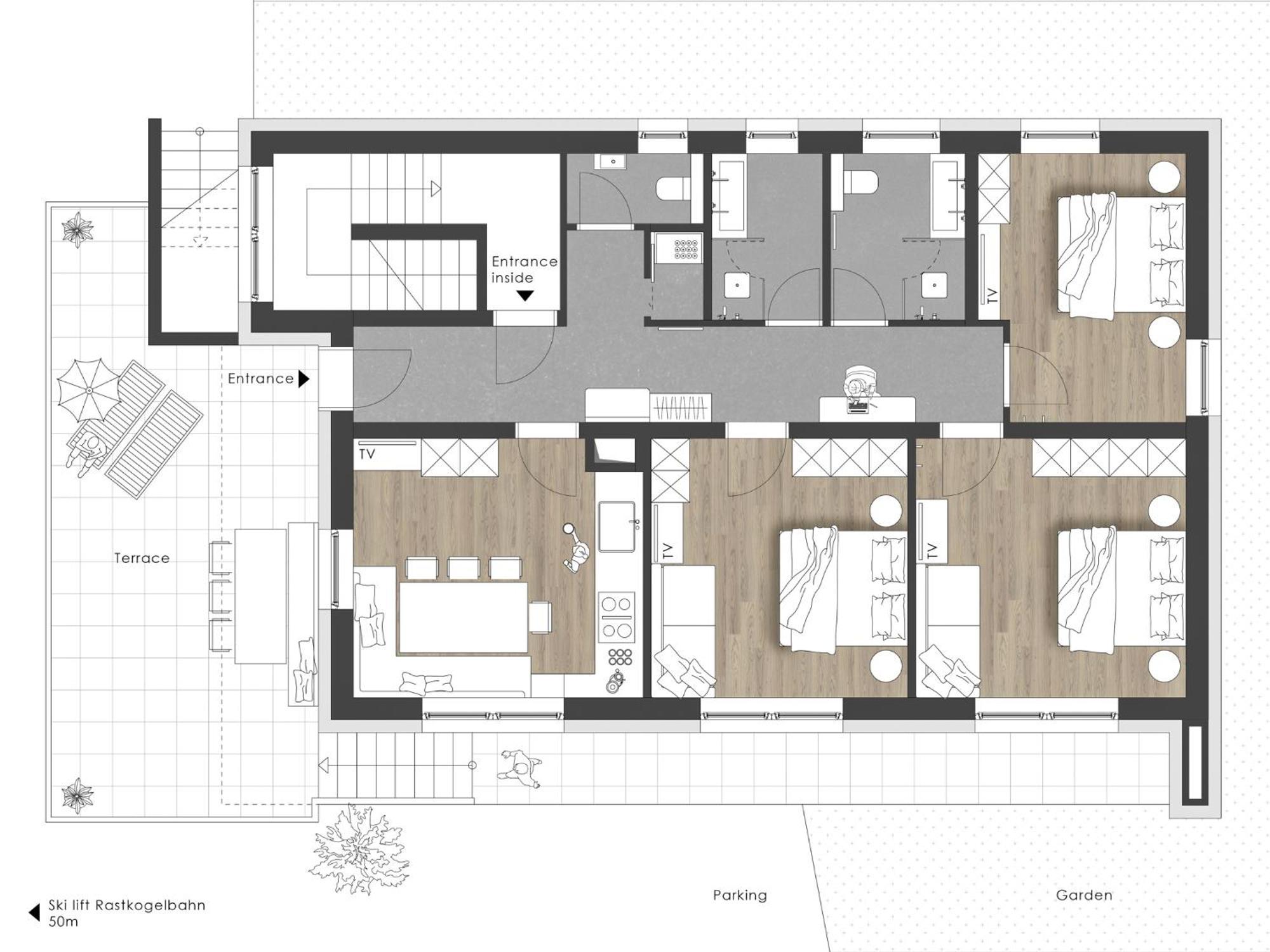 Ferienhaus Evelyn Tux Eksteriør billede